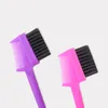 Beauty Eyebrow Comb Doppelseite 5 Köpfe Kante Haarthaare Haarbürste für Frisestyling Salon Professionelle Zubehör Haarbürste 2458
