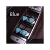 Interior Decorations Diamon Car Sticker Decal Crystal Rhinestone Start Engine Ignition Key Bling For Decoration Accessories Drop Del Dhsof