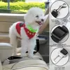 Colliers pour chiens Ceinture de sécurité pour voiture de chat Laisse réglable Siège de véhicule Clip magique Fournitures pour animaux de compagnie Harnais Levier de sécurité Traction pour accessoires de collier