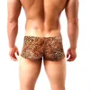 Underbyxor CleverMenMode Sexiga män Leopard tryckt underkläder Boxer Underbyxor Trunks Wild Style Boxers Shorts Male Panties Cueca Hombre 230818