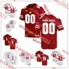 C. J. William Nick Evers Wisconsin Badgers Football Jersey Custom Stitched Herr Youth 20 Braedyn Moore 18 Braedyn Locke 16 Amare Snowden Wisconsin Jerseys