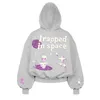 Damen Hoodies Sweatshirts Bubble Sticked Cotton Hoodie Männer Frauen europäische amerikanische Monogramm Print Sweatshirt Jacke Ins Retro lässige Paar Tops 230818