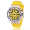 Начатки, продавая модную рекламу Женева светодиодные мужчины, Quartz Watch Ladies Women Silicone Brusctatch Relogio Feminino Relojes 2023