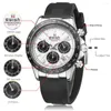 Wristwatches SWISH Fashion Men's Watch Unique Three Needle Design Quartz Sports Silicone Strap Waterproof SW0193