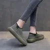 Elbise Ayakkabı Ayakkabı Örgü Çorap Sneaker İlkbahar Yaz Slip Üzerinde Düz Artı Beden Loafers Flats Yürüyüş 230818