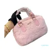 2023-sacs de soirée fourre-tout hiver belle sac fourre-tout concepteur de mode oreiller Pack dames sac à main en peluche Shopping poignée bandoulière sac à main