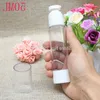 Transparente Pump Airsleless Bottistica a vuoto Ibottiglie Contenitore Distributore di plastica Riutilizzabile Travel Bottles Cosmetic Bottles Tools PPFTP