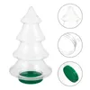 Storage Bottles Christmas Tree Candy Jar Cookie Packaging Bottle Party Favor Box