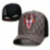2023 Caps de alta qualidade clássicos Caps Snake Tiger Bee Luxurys Mens Womens Designers Cat Canvas Men Moda Baseball Mulheres Sun Hat H208o