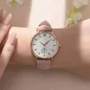 Polshorloges Fashion Women's Brand Watch Simple Retro Frosted Leather Riem Casual Quartz Drop Reloj de Mujer Luxury Clock