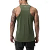 Hommes débardeurs été hommes sans manches T-shirts lettre imprimer maillots de corps entraînement Fitness maillots sport gilet homme vêtements de sport chemise