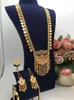 Örhängen halsband Janekelly 4st brud Zirconia Full smyckesuppsättningar för kvinnor party lyx Dubai Nigeria CZ Crystal Wedding Jewelry Set 230820