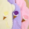 Odzież dla psa pluszowa sweter jesienne zima średnie małe ubrania słodki płaszcz kotek szczeniak słodki ciepły wełniany pudel