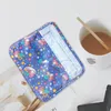 Storage Bags Cute Cartoon Face Mask Bag Makeup Organizer Girls Travel Purse Kids Toys Holder Portable Handbag Clip Tools