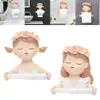 Toilet Paper Holders Lovely Girl Toilet Paper Holder Bathroom Tissue Roll Hanger Rack Punch Free 230820