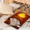 Autres fournitures pour animaux de compagnie Lit semi-fermé Lit de sommeil pour chien Trois lit de contrôle de la température Tente pliable avec coussin moelleux lavable pour chiens HKD230821