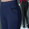 Pantaloni da donna 2023 piedi di primavera e autunno Modelli Autunno Delizia Deliter Usura esterni Leggings Streting Tight Pencil