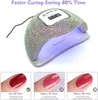 Ногтевые сушилки Bling Nail Lamp Lex Led Professional Maquina de Unha em гель Secador Sunx5 Dryer Dryca