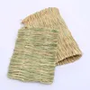 Autres fournitures pour animaux de compagnie Lapins Tapis d'herbe pour petits animaux Tapis de foin tissé Literie en paille naturelle Tapis de cage de repos pour cochon d'Inde Chinchilla Hamster Rat HKD230821