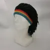 Beanie Skull Caps Arrival Rasta Wig Cap Hat Hat Jamaica المصنوع يدويًا Dreadlocks Africa Roots Bob 230818