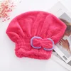 Towel Drying For Wet Hair Quick Dry Microfiber Super Absorbent Spa Bowknot Wrap Shower Hat Bath Accessories Women