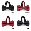 활 넥타이 10pcs/lot red self tie for men dark blue paisley bowtie 실크 남자 웨딩 블랙 신랑 보우 넥타이 도매 B010