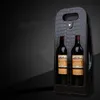 Pu Leather Wine Bag Hollow Win Box Champagne Glof Glof Joxes Bagging Wines Coverts Cover Bottle Bottle Case Carier Acags Facts