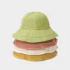 Sombreros de ala ancha Cubo Estilo coreano Sombrero de mujer para el verano Protector solar Panamá Color puro Sunbonnet Viseras Pescador al aire libre Gorra de playa 230821