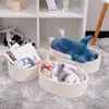 Storage Bags 3pcs Box Small Baby Nursery Baskets Eco-Friendly Material Closet Rack For Children's Clothes Toy