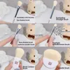 Makeup Brushes 6st Mini Travel Women Makeup Brushes Set Portable Soft concealer Brush Beauty Foundation Eye Shadow Tool Eyelash Brush With Box HKD230821