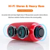 Portable Speakers Portable Bluetooth Speaker Wireless Bass Subwoofer Waterproof Outdoor Speakers Boombox AUX TF USB Stereo Loudspeaker Music Box 230818