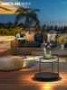 Outdoor Furniture Table And Chair Lights Villa Garden Coffee Exposed Yard Lawn