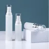 15 30 50ml Airless Pump Frosted Bottle Refillable Travel Lotion Containers Vaccum Fine Mist Spray Bottle Plastic Cosmetic Dispenser Jwh Evwq