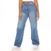 Women's Jeans Pants Loose High Waisted Button Down Cargo For Women Trousers Wide Leg Waist Plus Size