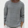 Sudaderas con capucha para hombre Sudaderas Llegada Jerseys de punto sólidos 2023 Manga larga Suelta O cuello Suéter de invierno Tops Ropa de hombre Moda básica 230821