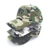 Ball Caps kamuflaż czapka baseballowa trening wojskowy Snapback dla kobiet mężczyzn na świeżym powietrzu Sunshade Trucker Hat