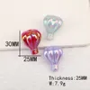 Acryl Plastic Lucite Cordial Design 50 stks 25*30 mm DIY kralen/handgemaakte/luchtballonvorm/Aurora -effect/acrylpalen/sieradenbevindingen Componenten 230820