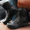 Buty mężczyźni wojskowe buty męskie buty bojowe na zewnątrz Man Niepoślizgowe buty śnieżne męskie wodoodporne buty taktyczne platforma kostki 230818