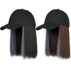 Kulkapslar hiphop peruk hatt kvinnor korta raka peruker två färger hår mössa för bomullscallhuvkylpunkvisorer