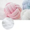 Cushion/Decorative Pillow Soft Ball Knot Cushion Sofa Throw Pillow Round Hand Woven Cushion Well-padded Knot Pillow Car Bed Living Room Chair Home Decor 230818