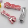 Haaraccessoires 24 stks Veel Veet Baby Hairclips Handgemaakte Strik Haarspelden Peuter Meisjes Accessoire 230818