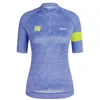 Koszule rowerowe Topy Kobiety Jersey anty-UV Set Set Summer Oddychanie rowerowe MTB Rowerowe odzież Kobieta wyścigowa rowerowe ubrania rowerowe Suit 230820