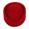 Asds-New elegancka wełniana filc Pillbox Stewardess Air Hostesses Beret Hat Base Cap273N