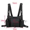 Midjepåsar Funktionella taktiska bröstväska Fashion Bullet Hip Hop Vest Streetwear Bag Midjepaket Kvinnor Black Chest Rig Bag 233 230820