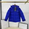 designer enfants Doudounes Poitrine logo imprimé Bébé Vêtements d'hiver Taille 110-160 CM Zipper coupe-vent design à capuche Outwear Aug16