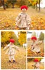 Filtar Svadlande barnkläder Girls 'Coat Jacket Children's Spring Autumn Korean Style Söt långgrav Baby Girls Windbreaker 230821