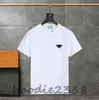 PRA-4 MENS Designer T Shirt Quality krótkoczerwiec mody i kobiety Krótka koszulka para modele bawełniane luksusowe mężczyźni ubrania hip-hopowe Pra s-5xl