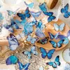 Gift Wrap 40Pcs Vintage Stationery Stickers Butterfly Diary Planner Decorative Mobile Scrapbooking Stick Label DIY Craft