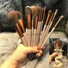 Escovas de maquiagem 13pcs Professional Makeup Brush Conjunto de pincel de peles macio beleza -telha -marcador Fundação Centro Centro Multifuncional Tool HKD230821