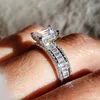 Wedding Rings Caoshi Stijlvolle moderne belofte vingerring schitterende zirkonia -accessoires voor ceremonie mode luxe voorstel sieraden